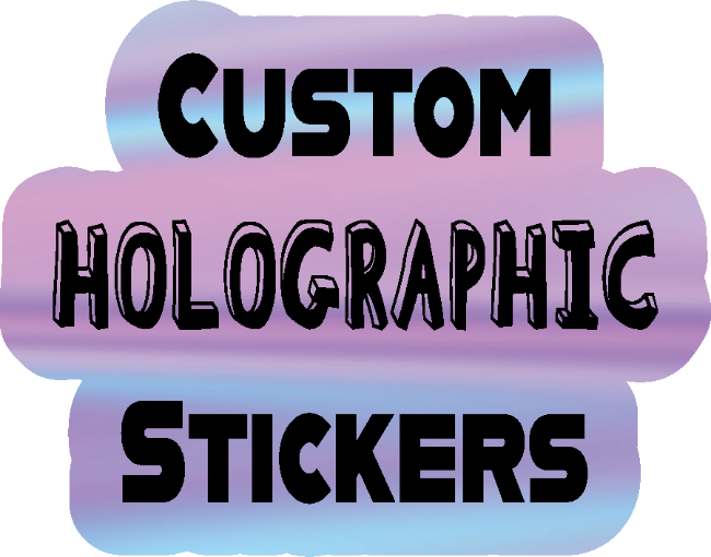 Custom Holographic Die Cut Stickers